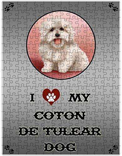 I Love My Coton De Tulear Dog Puzzle with Photo Tin (300 pc.)