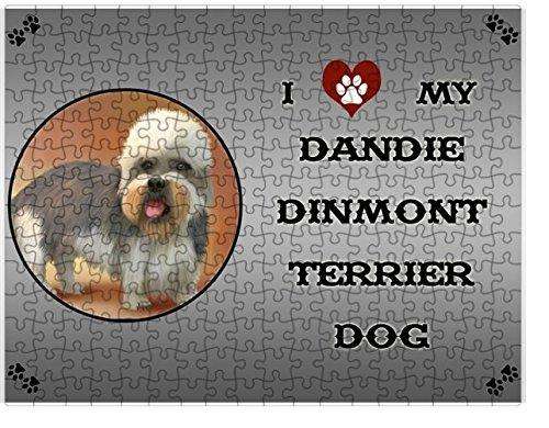 I Love My Dandie Dinmont Terrier Dog Puzzle