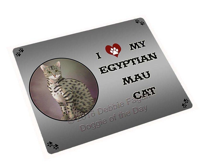 I Love My Egyptian Mau Cat Large Refrigerator / Dishwasher Magnet