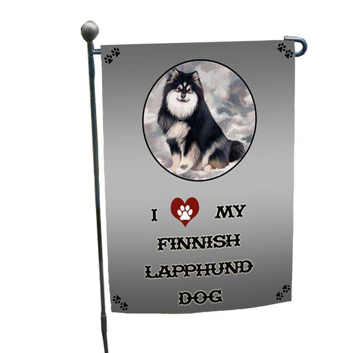 I Love My Finnish Lapphund Dog Garden Flag