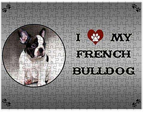 I Love My French Bulldog Dog Puzzle with Photo Tin (300 pc.)