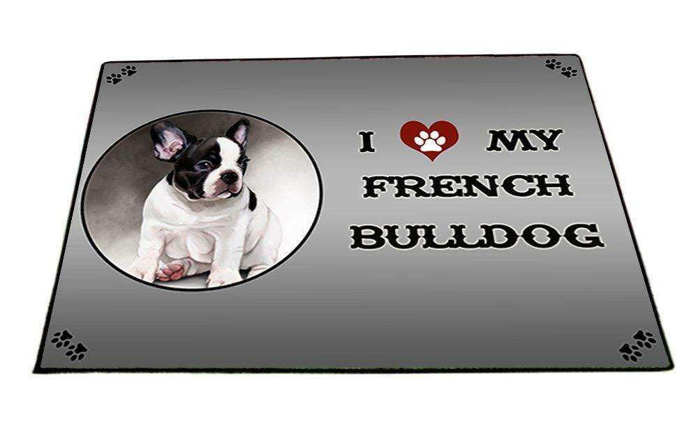 I Love My French Bulldog Indoor/Outdoor Floormat