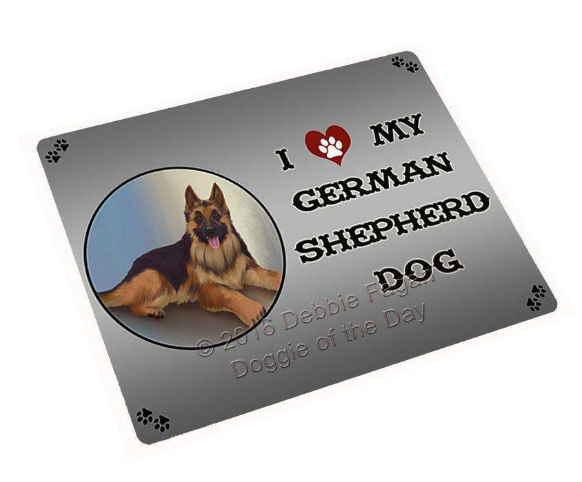 I Love My German Shepherd Adult Dog Large Refrigerator / Dishwasher Magnet