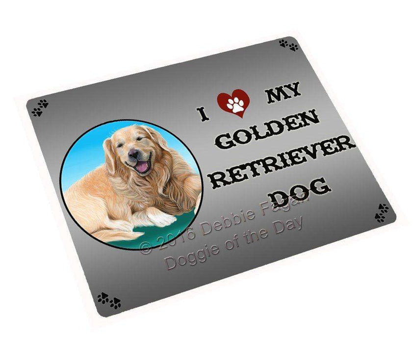 I Love My Golden Retriever Dog Magnet