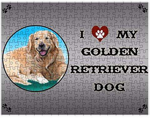 I Love My Golden Retriever Dog Puzzle  (300 pc.)