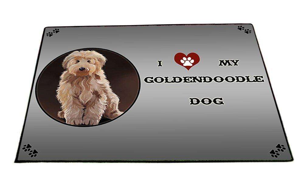 I Love My Goldendoodle Dog Indoor/Outdoor Floormat