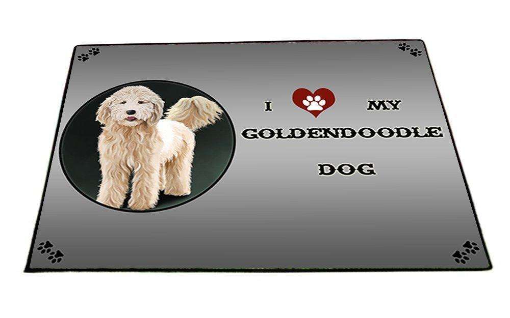 I Love My Goldendoodle Dog Indoor/Outdoor Floormat