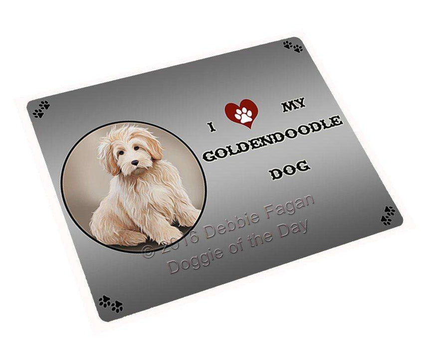 I Love My Goldendoodle Dog Large Refrigerator / Dishwasher Magnet