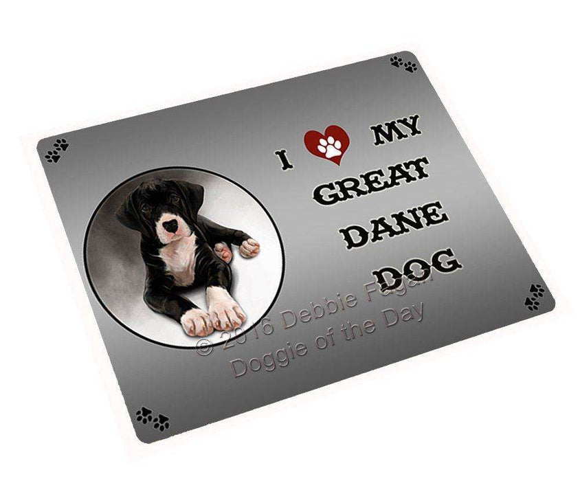 I Love My Great Dane Dog Large Refrigerator / Dishwasher Magnet