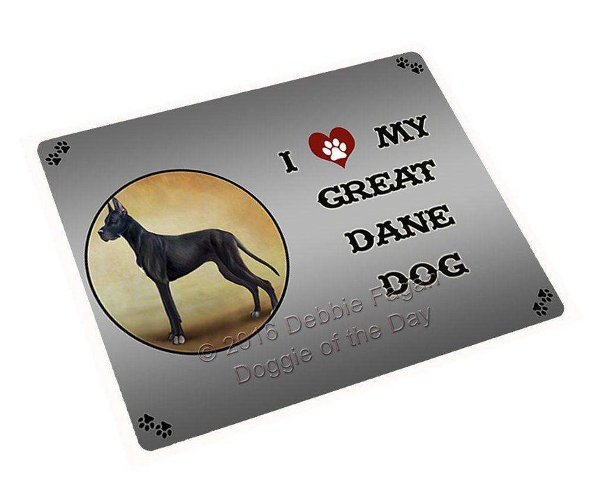 I Love My Great Dane Dog Magnet Mini (3.5" x 2")