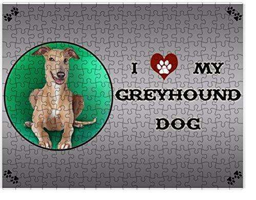 I Love My Greyhound Dog Puzzle