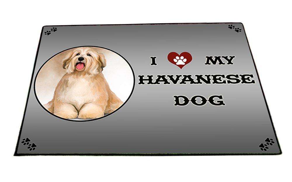 I Love My Havanese Dog Indoor/Outdoor Floormat