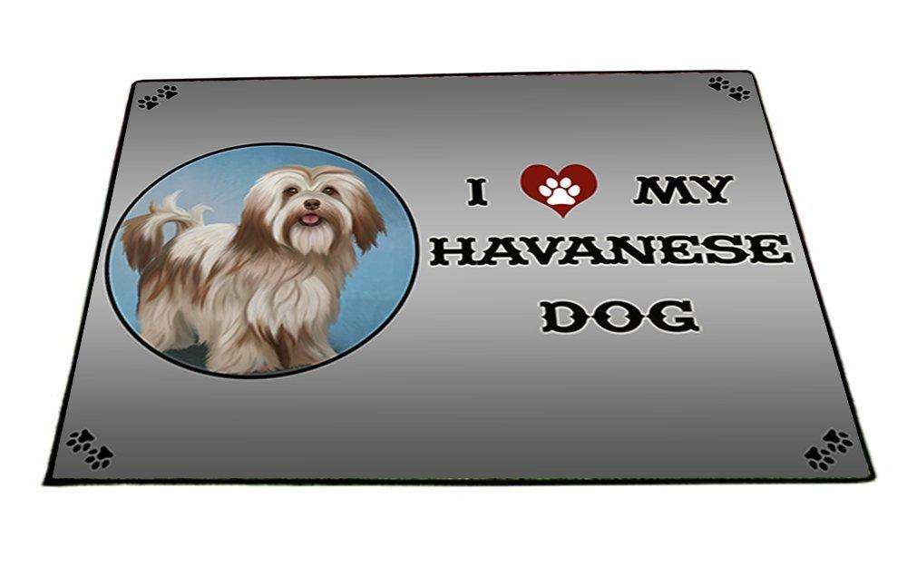 I Love My Havanese Dog Indoor/Outdoor Floormat