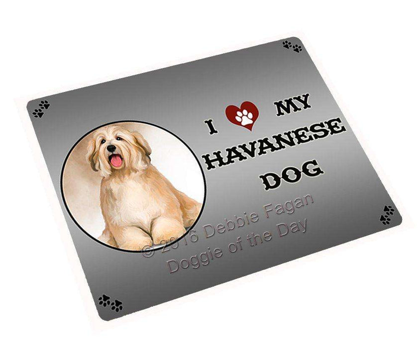 I Love My Havanese Dog Large Refrigerator / Dishwasher Magnet