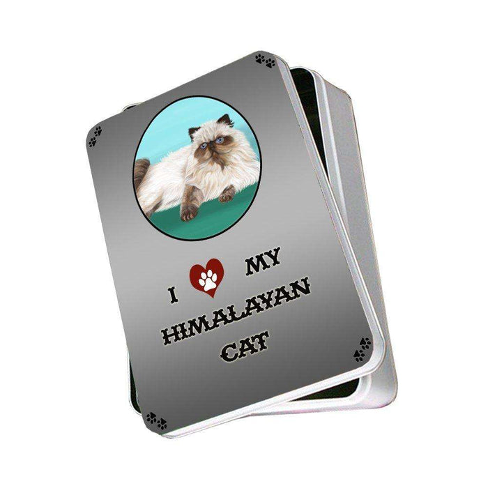 I Love My Himalayan Cat Photo Storage Tin