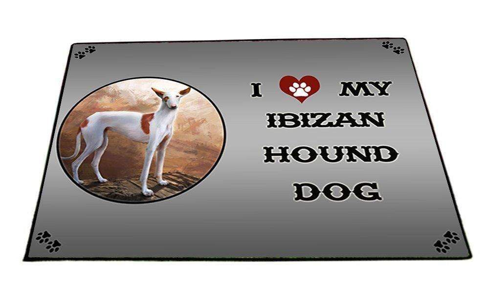 I Love My Ibizan Hound Dog Indoor/Outdoor Floormat