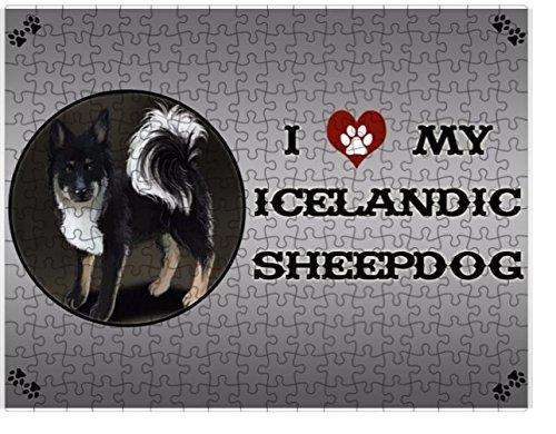 I Love My Icelandic Sheepdog Dog Puzzle  (300 pc.)