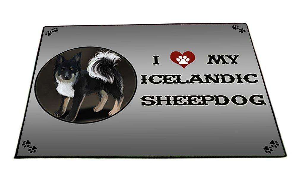 I Love My Icelandic Sheepdog Indoor/Outdoor Floormat