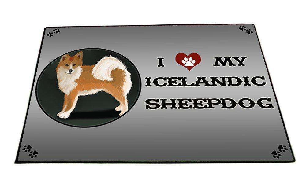 I Love My Icelandic Sheepdog Indoor/Outdoor Floormat