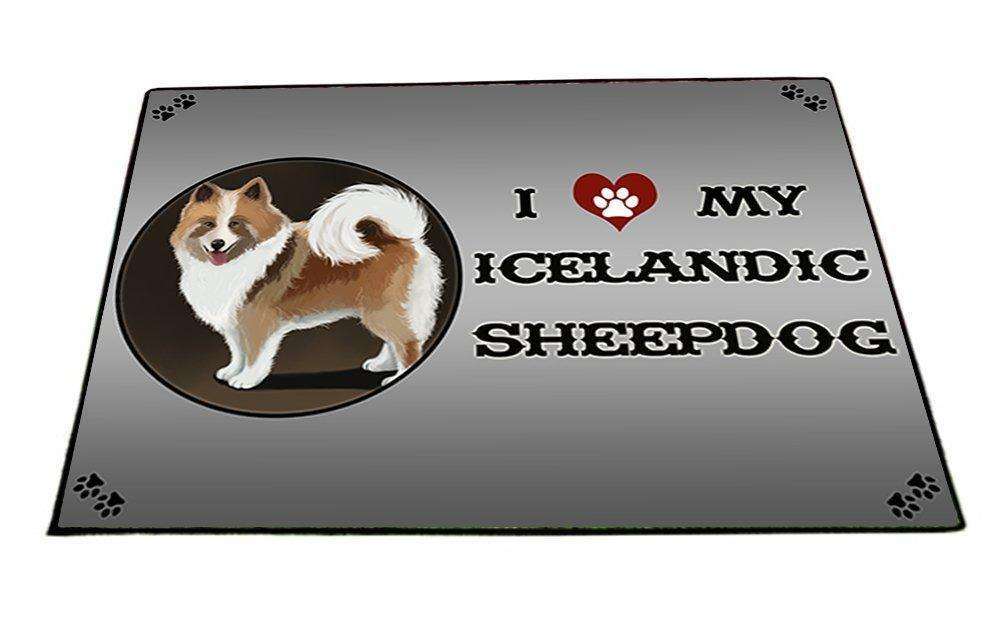 I Love My Icelandic Sheepdog Indoor/Outdoor Floormat