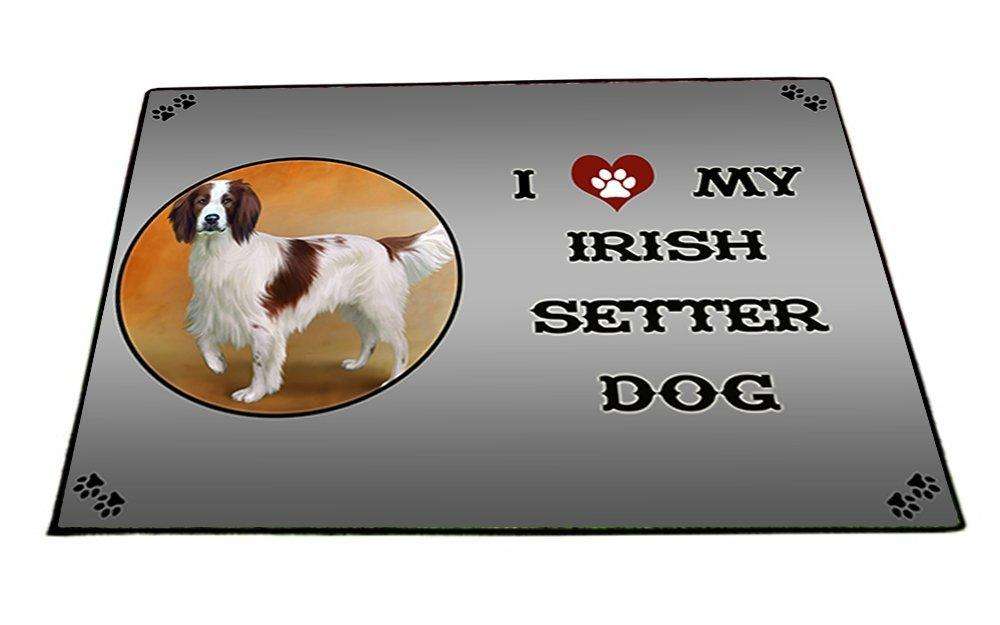 I Love My Irish Setter Dog Indoor/Outdoor Floormat