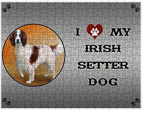 I Love My Irish Setter Dog Puzzle with Photo Tin (300 pc.)