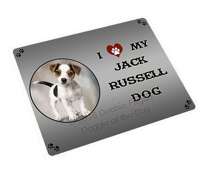 I Love My Jack Russell Dog Magnet Mini (3.5" x 2")
