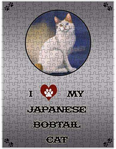 I Love My Japanese Bobtail Cat Puzzle with Photo Tin (300 pc.)