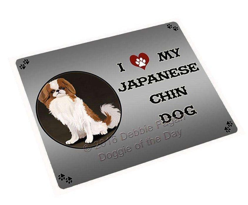 I Love My Japanese Chin Dog Large Refrigerator / Dishwasher Magnet