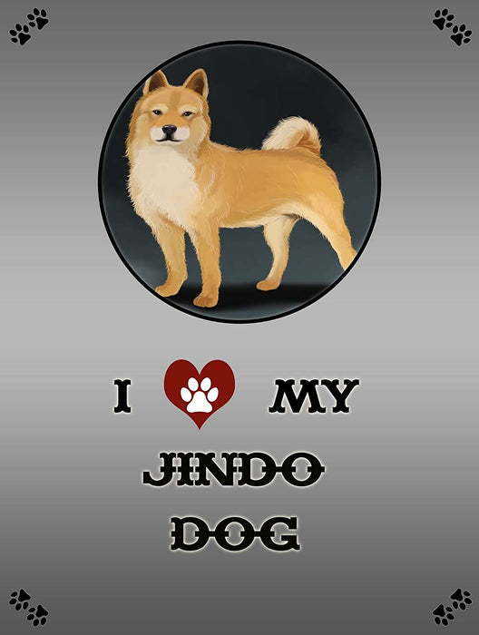 I Love My Jindo Dog Puzzle