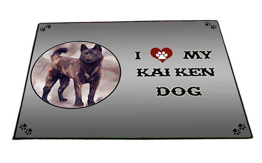 I Love My Kai Ken Dog Indoor/Outdoor Floormat