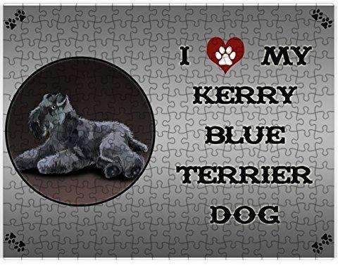 I Love My Kerry Blue Terrier Dog Puzzle
