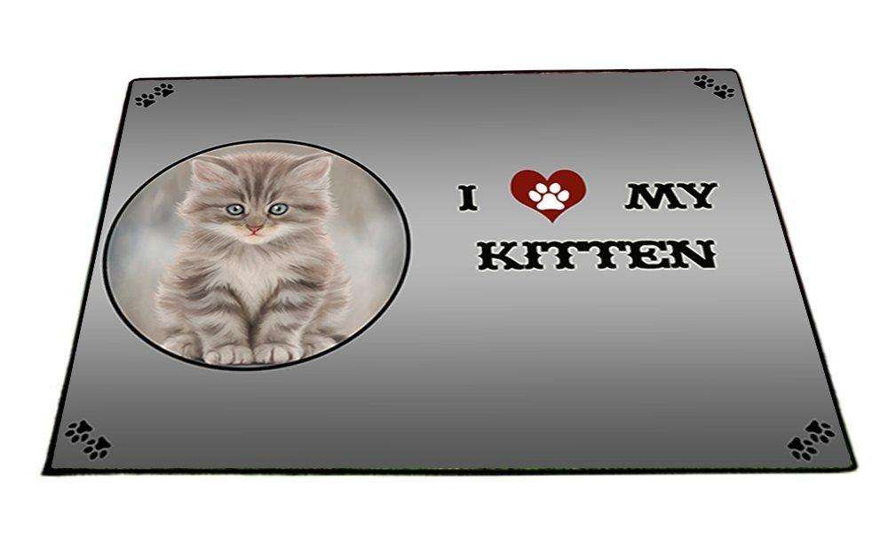 I Love My Kitten Cat Indoor/Outdoor Floormat