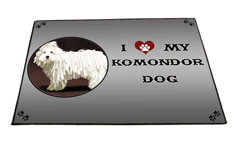 I Love My Komondor Dog Indoor/Outdoor Floormat