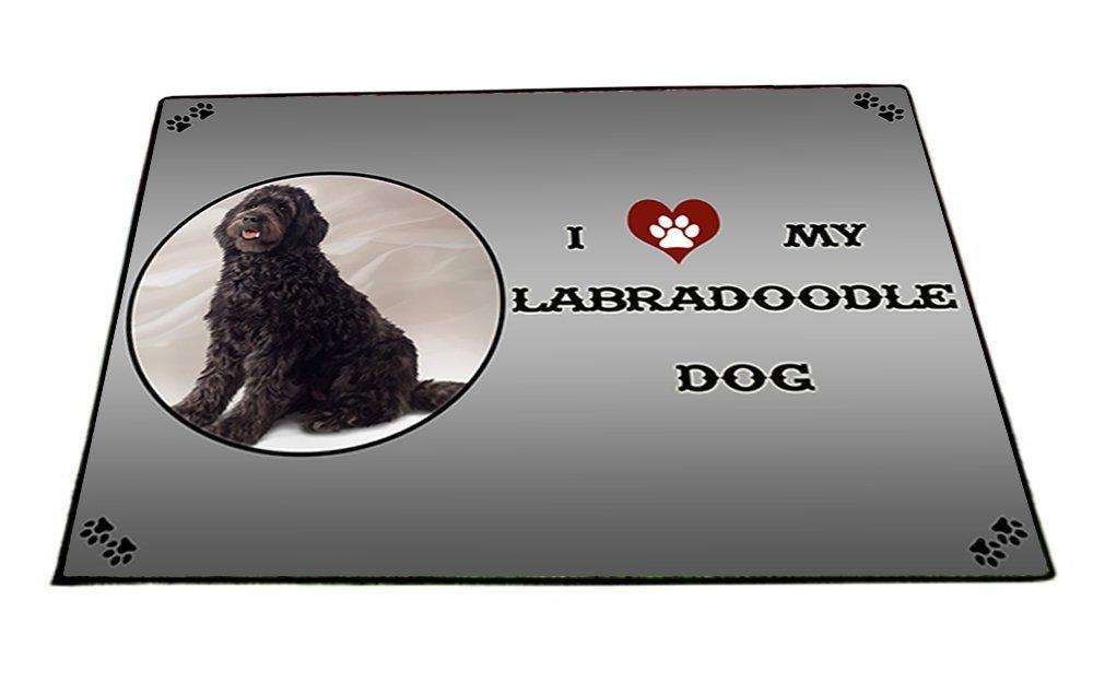 I Love My Labradoodle Dog Indoor/Outdoor Floormat