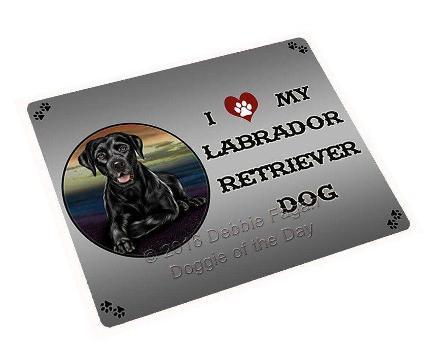 I Love My Labrador Retriever Dog Magnet Mini (3.5" x 2")
