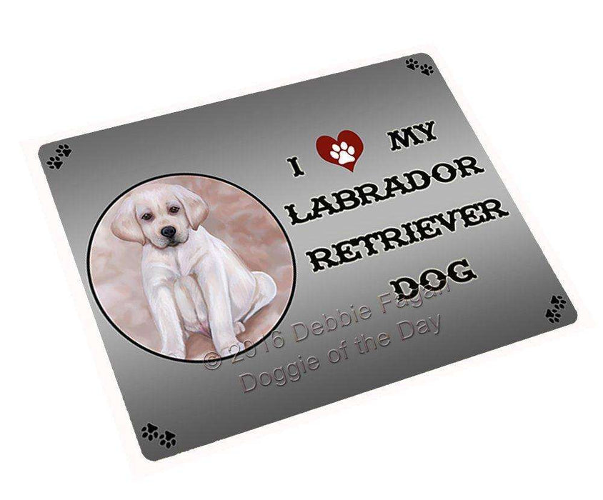 I Love My Labrador Retriever Dog Magnet Mini (3.5" x 2")