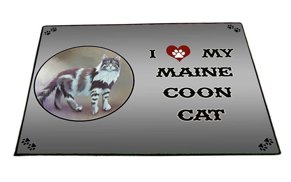 I Love My Maine Coon Cat Indoor/Outdoor Floormat