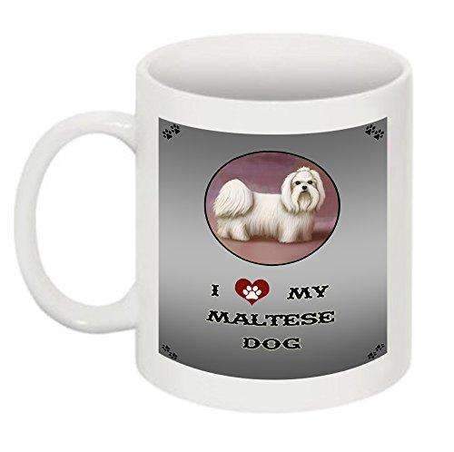 I Love My Maltese Dog Mug