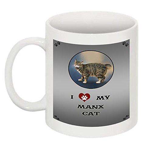 I Love My Manx Cat Mug