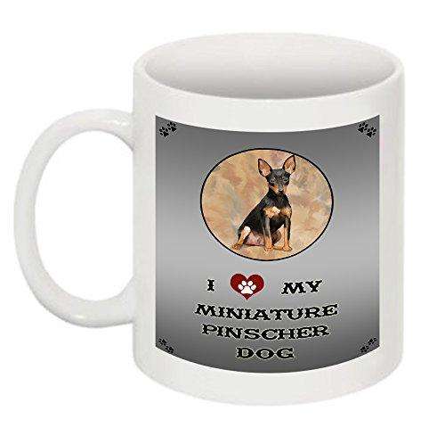 I Love My Miniature Pinscher Dog Mug
