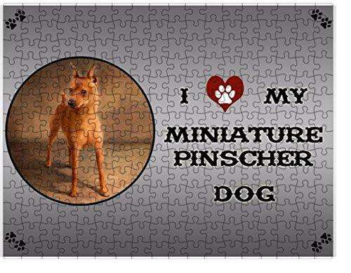 I Love My Miniature Pinscher Dog Puzzle