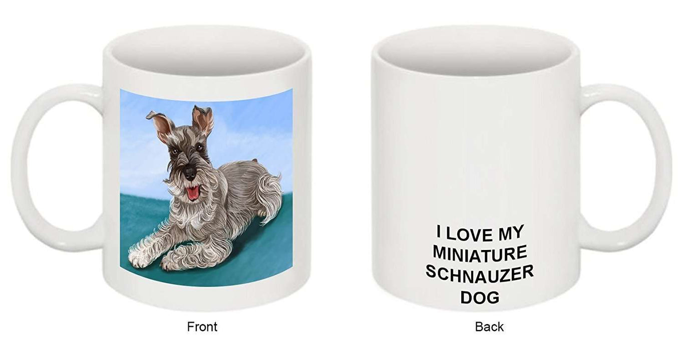 I love My Miniature Schnauzer Dog Mug