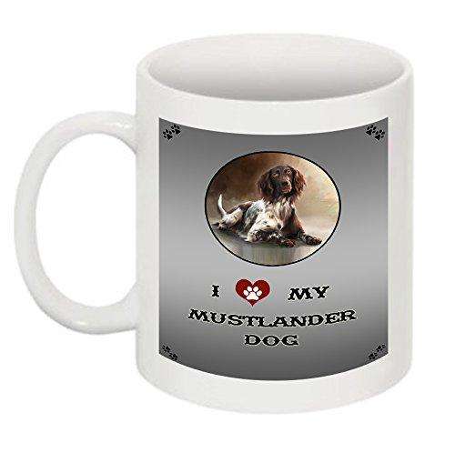 I Love My Mustlander Dog Mug