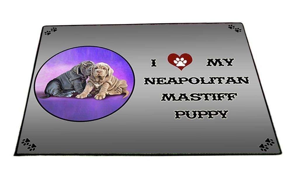 I Love My Neapolitan Mastiff Puppy Dog Indoor/Outdoor Floormat