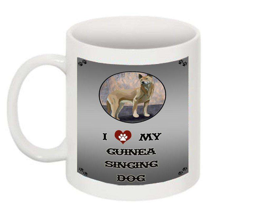 I Love My New Guinea Singing Dog Mug