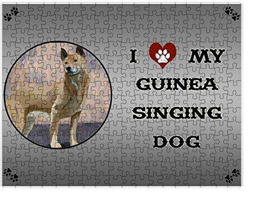 I Love My New Guinea Singing Dog Puzzle
