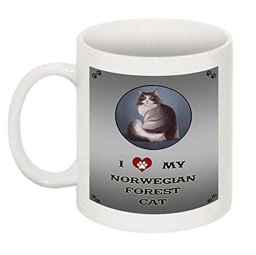 I Love My Norwegian Forest Cat Mug