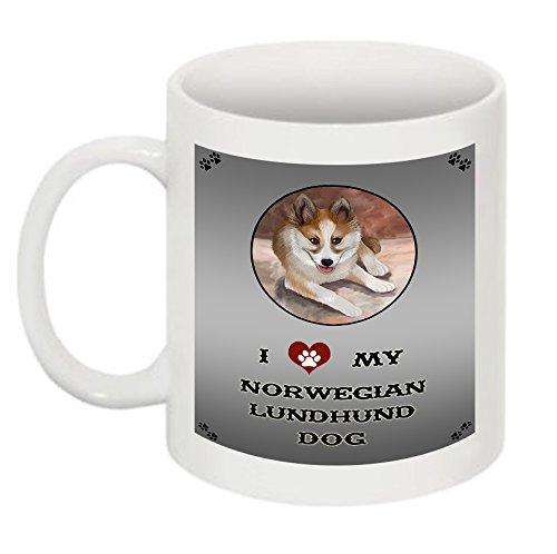 I Love My Norwegian Lundhund Dog Mug