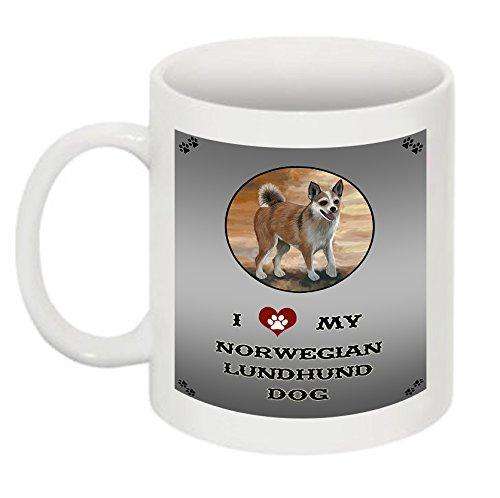 I Love My Norwegian Lundhund Dog Mug